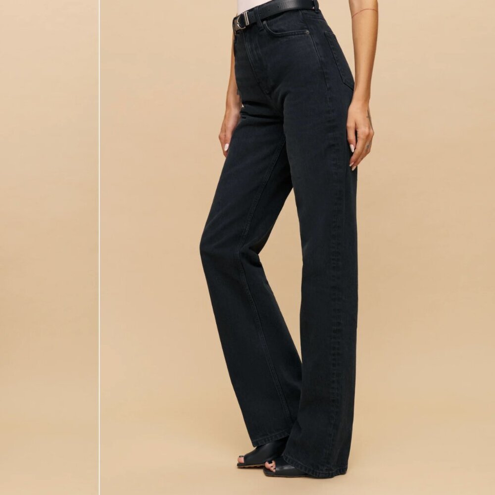 Wilder High Rise Wide Leg Jeans (size 25)